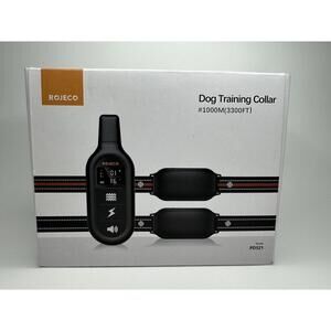 ROJECO Electric Dog Training Collar 2Pack Rechargeable, Remote, Waterproof PD521